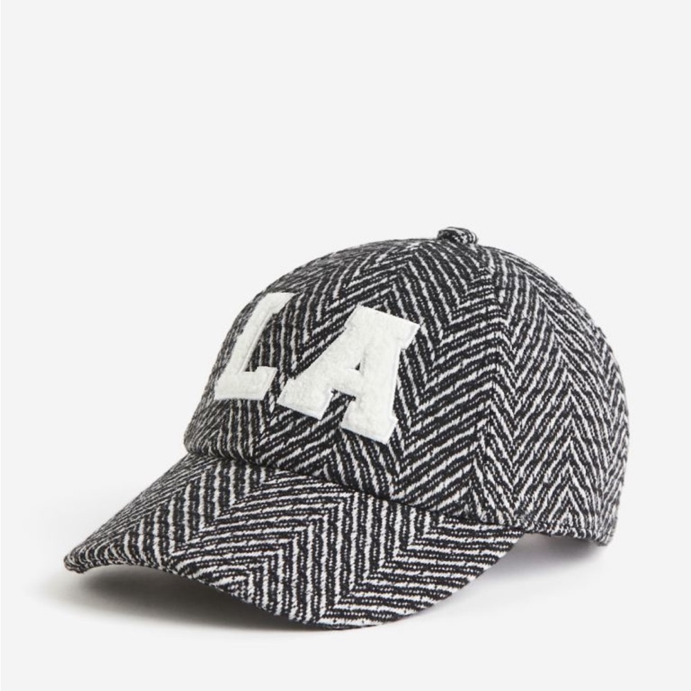 H&M LA woven baseball cap